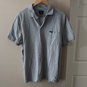 Faconnable Heather Gray Polo Shirt